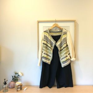 anthropology MOTH cute cropped cardigan